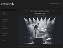 Tablet Screenshot of chriscundy.com